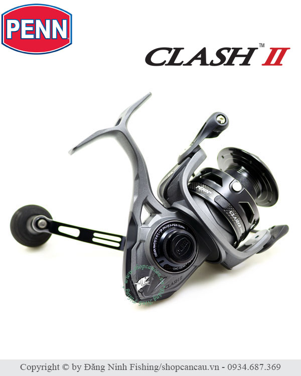 Moulinet Penn Clash II 5000 - Bobine Fixe Pour Pêche Au Lancer - Neuf